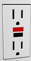 GFI electrical outlet