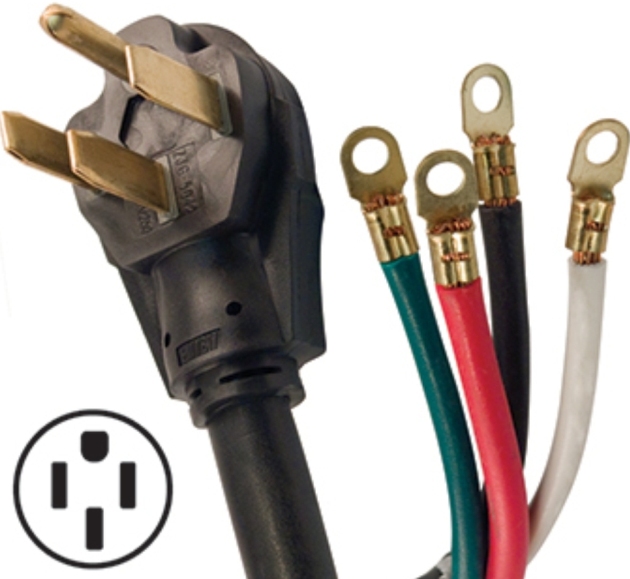 4 Wire Range power cord