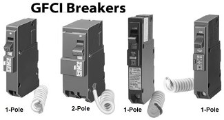 GFCI Breaker with different configurations