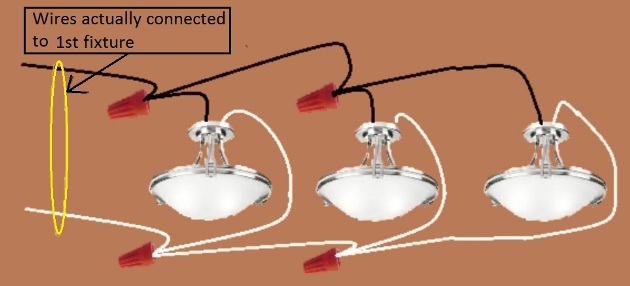 correct fixture Wiring