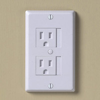 sliding insert cover electrical outlet