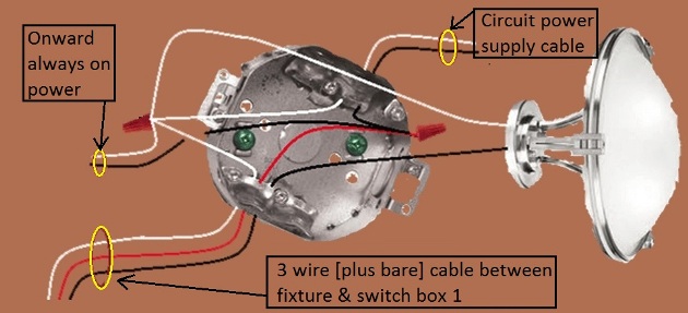 2011 Compliant - 3 way switch circuit - power at fixture - Extension - Onward 'Always On' Power from Fixture