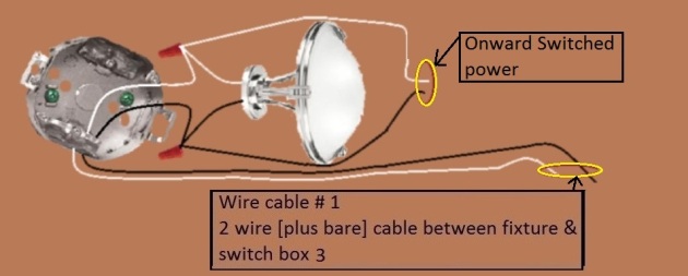 4 Way Switch Circuit - Power at 2nd Switch - Fixture Feed from 3rd Switch - Extension - Onward 'Switched' Power from Fixture