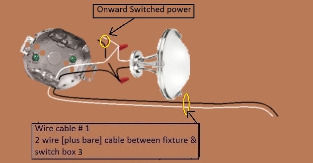 4 Way Switch Circuit - Power at 3rd Switch - Fixture Feed from 3rd Switch - Extension - Onward ''Switched' Power from Fixture