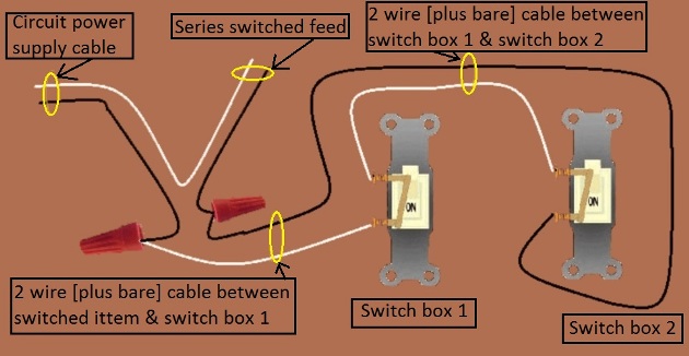 Series Switch Circuit - Power at Switched Item
